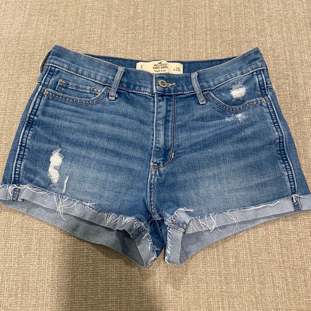 High rise shorts